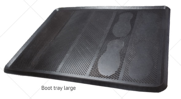 rubber boot tray