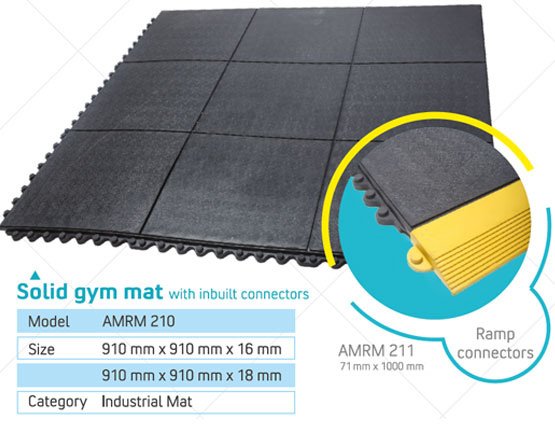 rubber gym mats
