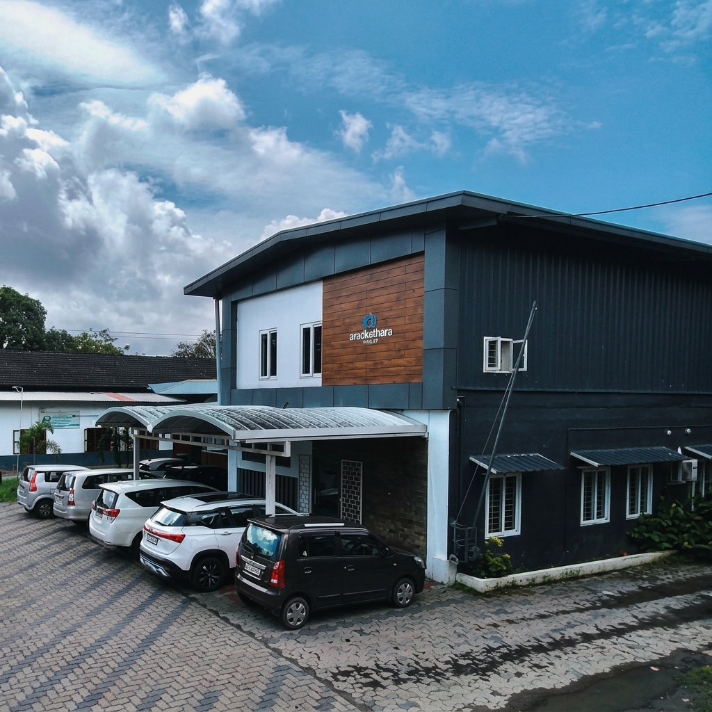 Arackathara factory building in Kottayam, Kerala