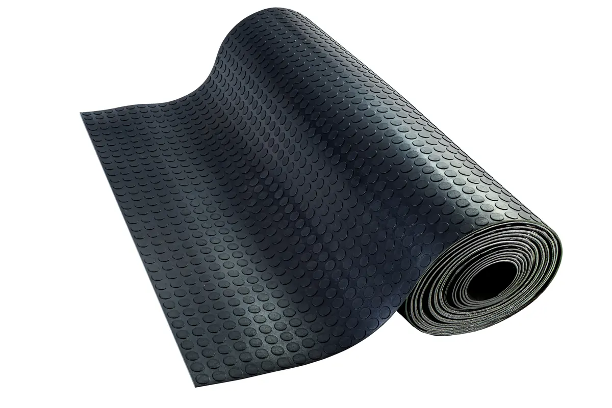 Rubber Mat Supplier UK Coin pattern rubber mat roll from a UK rubber mat supplier