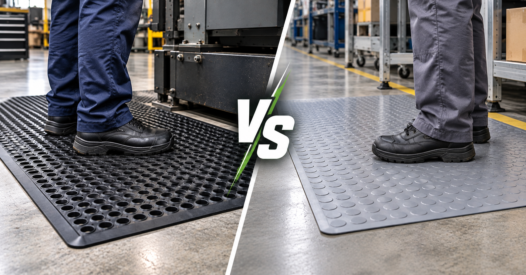 Rubber Mats vs PVC Mats: Which Is Better for Industrial Use?