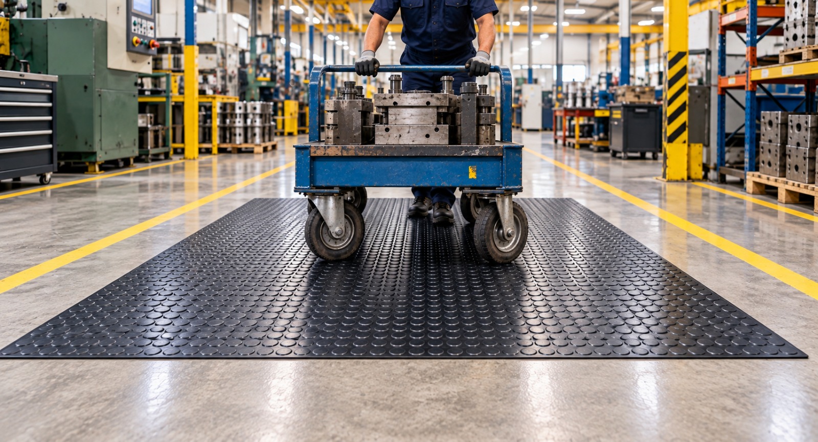 How to Choose Rubber Mats for Heavy Equipment Areas