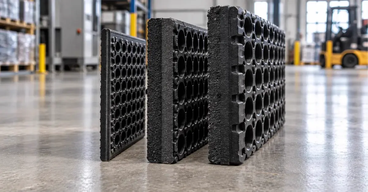 Industrial rubber mat thickness